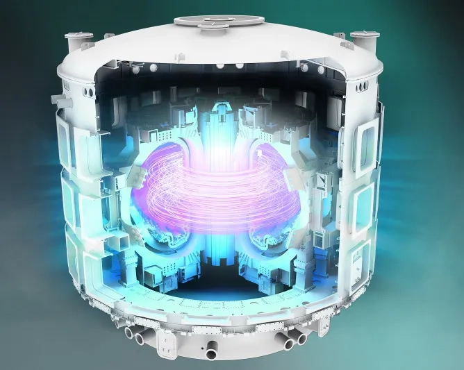 Tokamak d'ITER (crédits photo CEA)