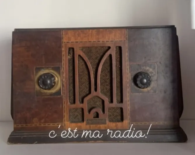 ancien poste radio