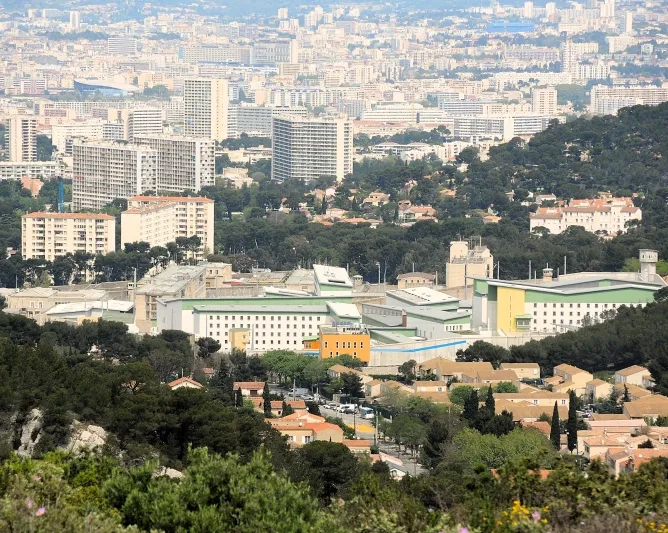 Vue de la prison des Baumettes