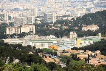 Vue de la prison des Baumettes